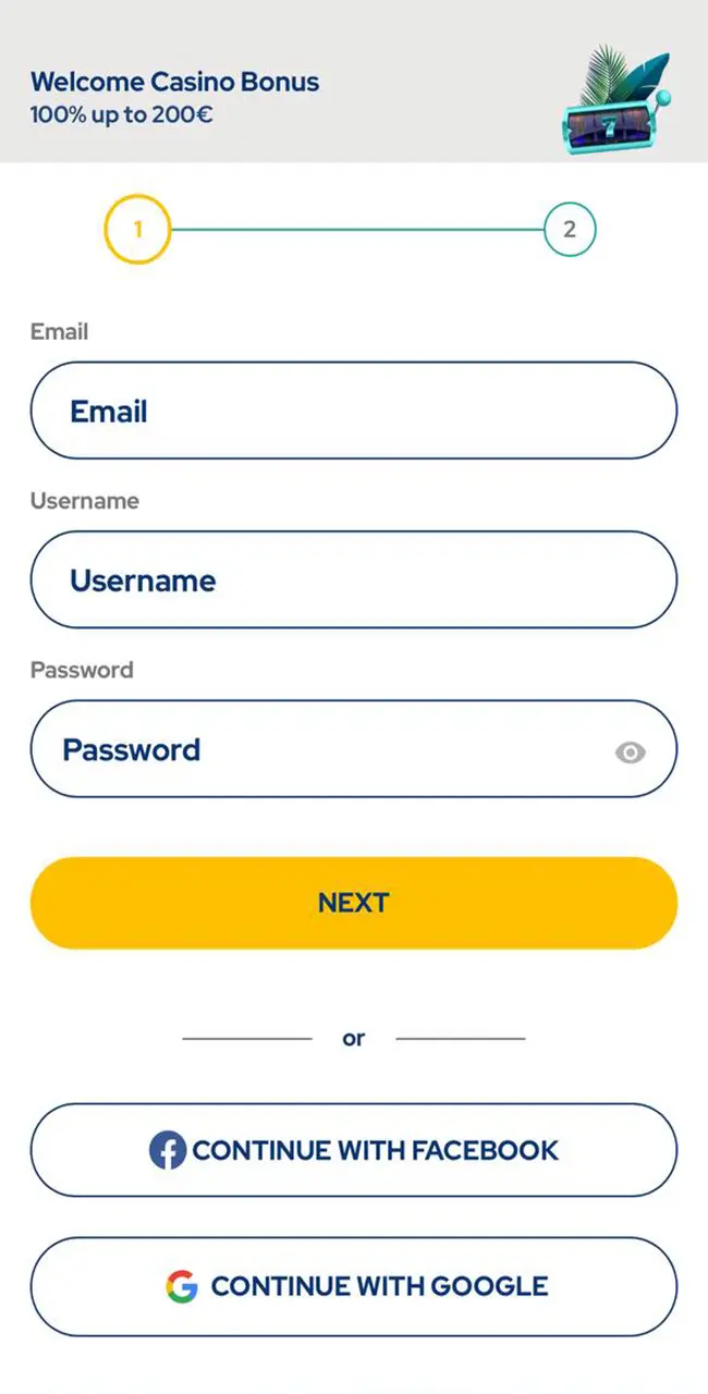 Carefully enter your personal details when registering an account with Dolfwin.