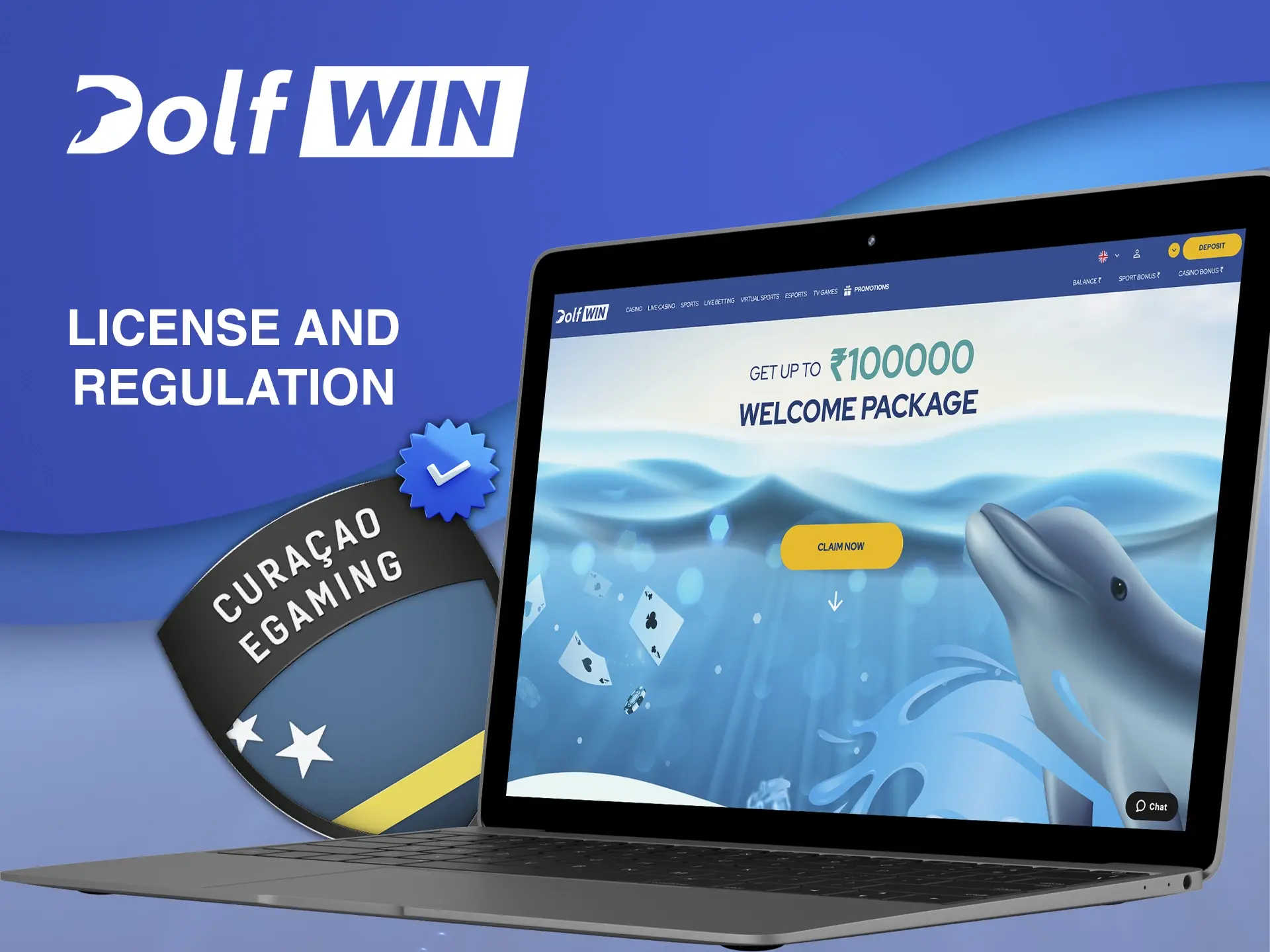 Dolfwin Casino has been in the world of gambling for a long time and has all the necessary licences.