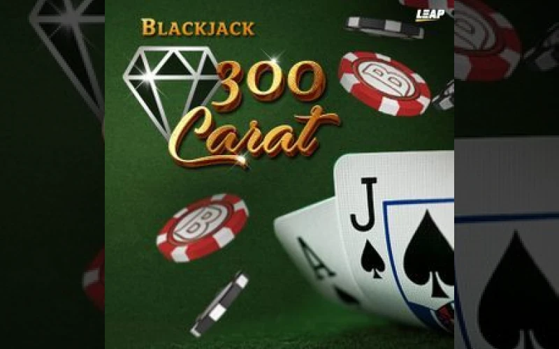 Shine bright with luxury wins in 300 Carat Blackjack at Dolfwin.