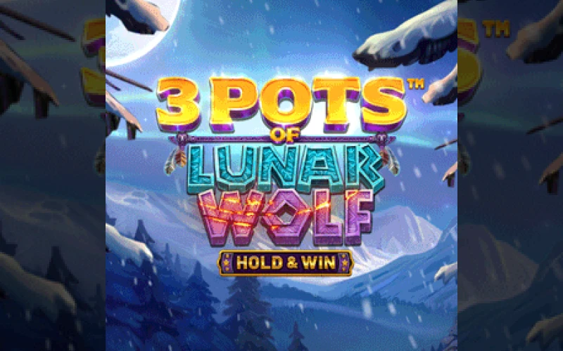 Win big with the power of the moon in 3 Pots of Lunar Wolf Hold and Win at Dolfwin.