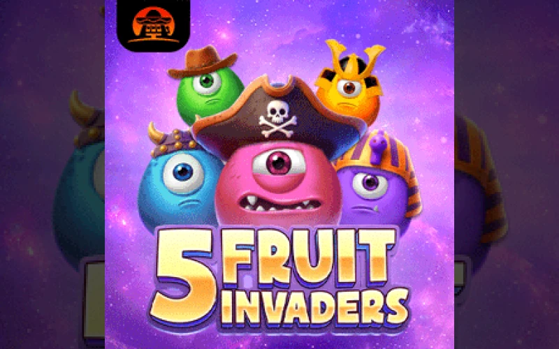 Defend your reels and win big alien prizes with 5 Fruit Invaders at Dolfwin.