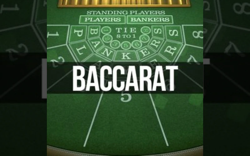 Win in the elegant Baccarat game by betting on the banker or player at Dolfwin.