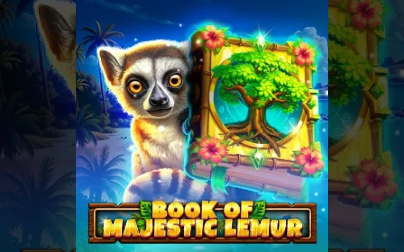 Open the book for epic wins in Book Of Majestic Lemur at Dolfwin.