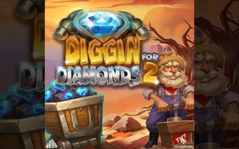 Grab your shovel and strike it rich playing Diggin for Diamonds 2 at Dolfwin.