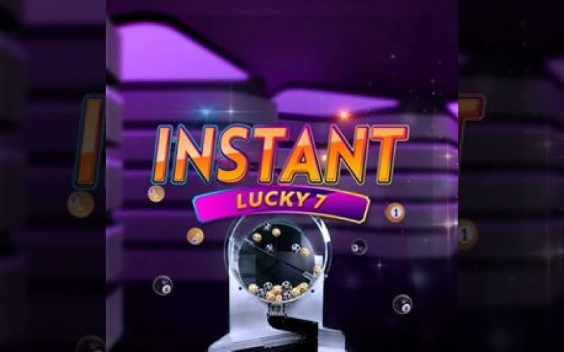 Bet on the number 7 for instant winnings with BGT Instant Lucky 7 at Dolfwin.