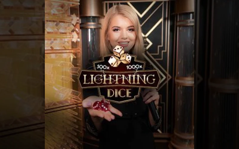 Roll the dice and watch the lightning strike for big payouts in Lightning Dice at Dolfwin.