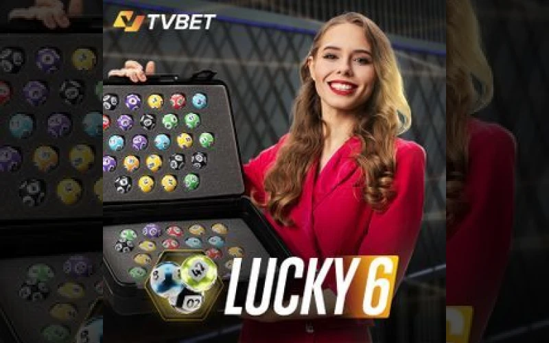 Get lucky with six winning numbers when you play Lucky6 by TvBet at Dolfwin.