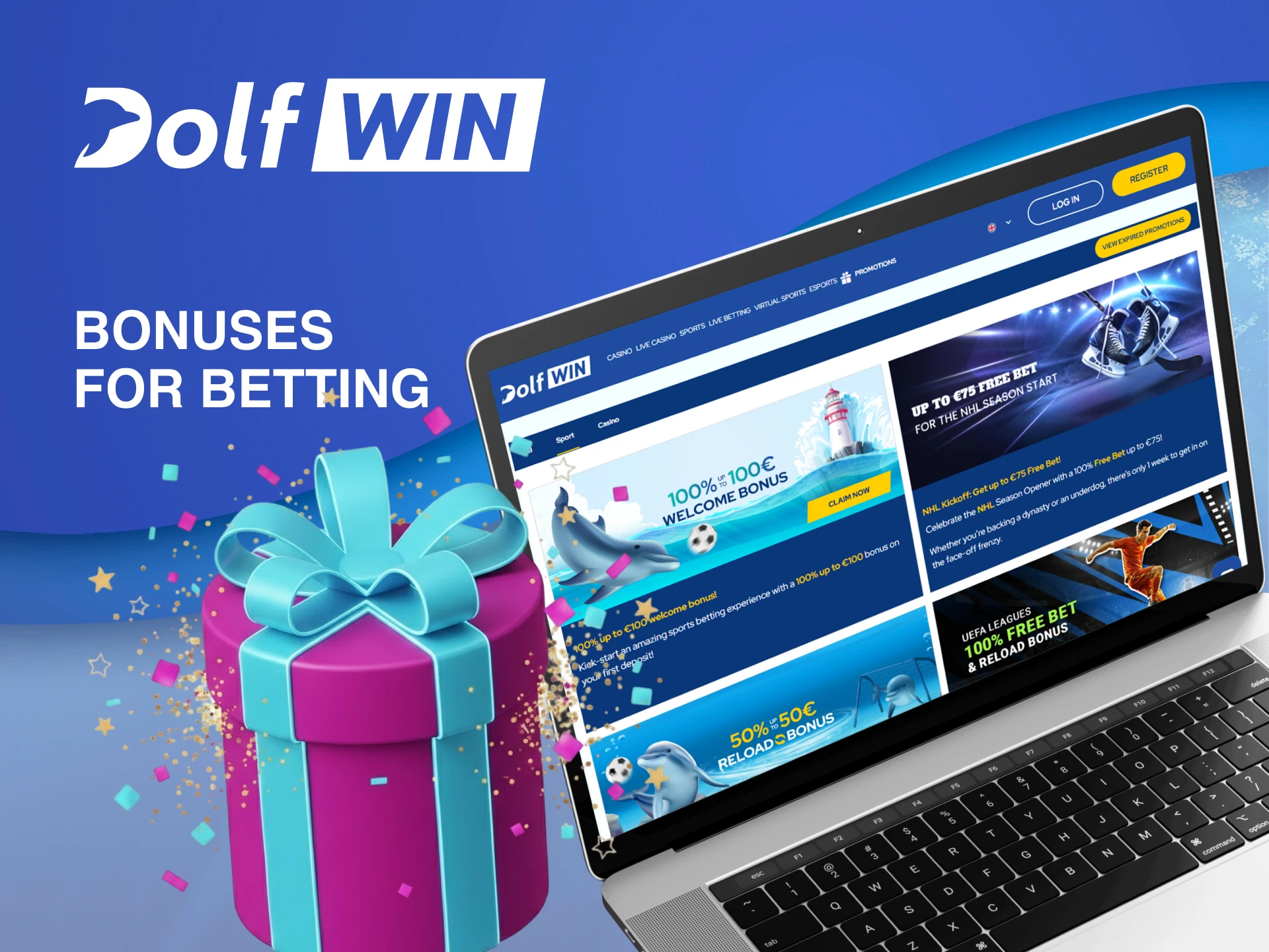 Claim the latest bonuses and promotions to maximize your Dolfwin Sports betting.