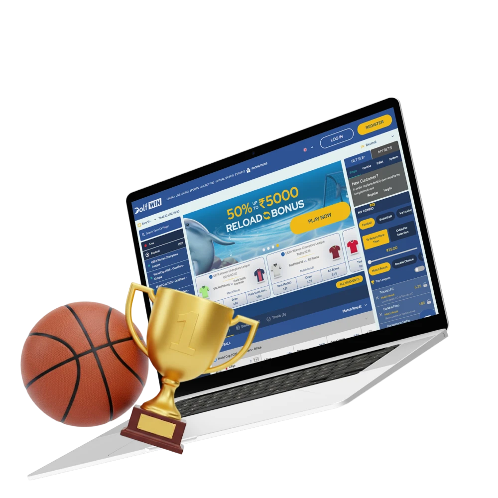 Sports betting at Dolfwin will bring you winnings.